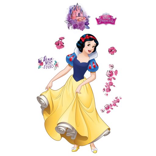 Hófehérke, nagyméretű falmatrica lányoknak