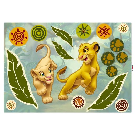 Simba and Nala, falmatrica gyerekeknek