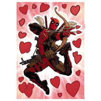 Deadpool szerelem, gyerekszoba falmatrica