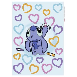 Stitch mint művész, gyerekszoba falmatrica