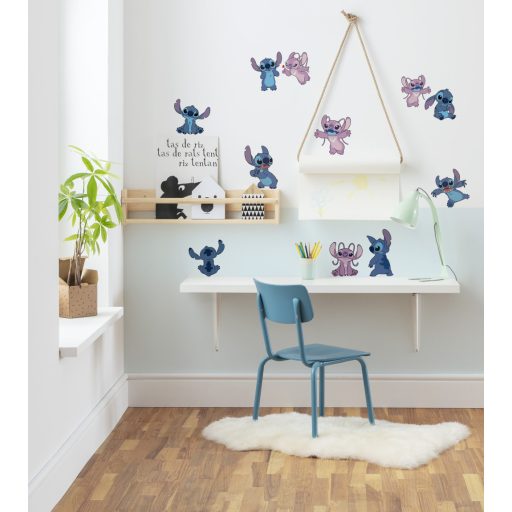 Stitch és Angel boldogan, gyerekszoba falmatrica