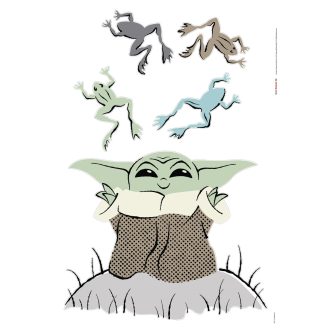   Star Wars A Mandalóri Grogu Elvarázsolt Békák, falmatrica