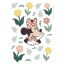 Disney Minnie egér - Virágzó szépség, gyerekszoba falmatrica