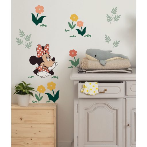 Disney Minnie egér - Virágzó szépség, gyerekszoba falmatrica
