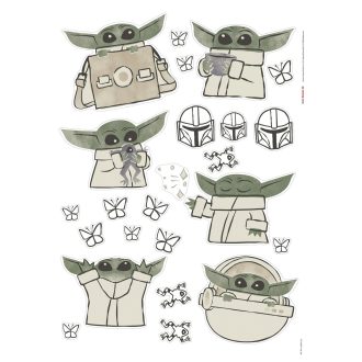 Star Wars A Mandalóri Grogu Aranyos, falmatrica