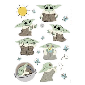 Star Wars A Mandalóri Grogu Napfény, falmatrica