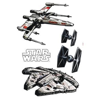 Star Wars űrhajók, falmatrica