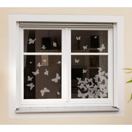 Pillangók, ablakmatrica