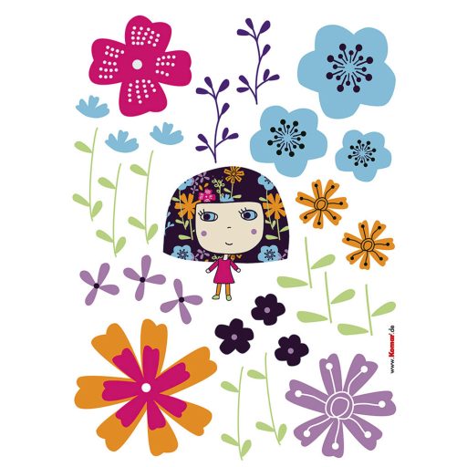 Virágocska, falmatrica