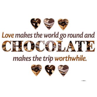 Csokoládé, falmatrica