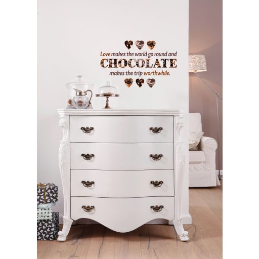 Csokoládé, falmatrica