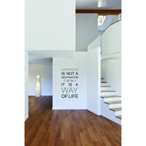 A boldogság egy út, falmatrica