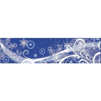 Hófúvás, sztatikus dekormatrica ablaküvegre