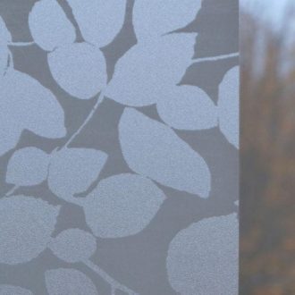 Leszedhető leveles ablakfólia, természetes mintázattal