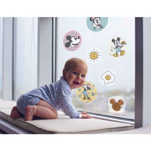 Mickey Kelj Fel és Ragyogj, ablakmatrica