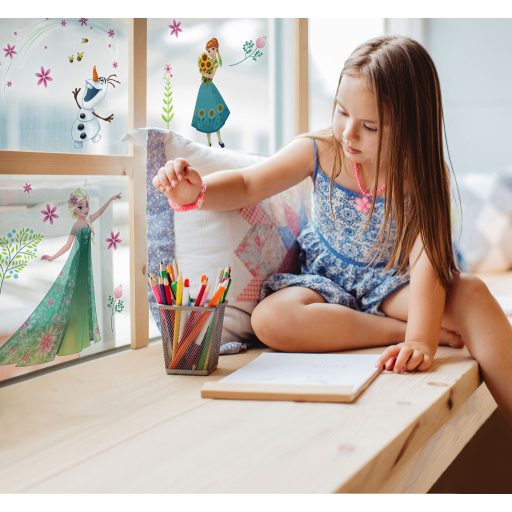 Jégvarázs Virág, ablakmatrica