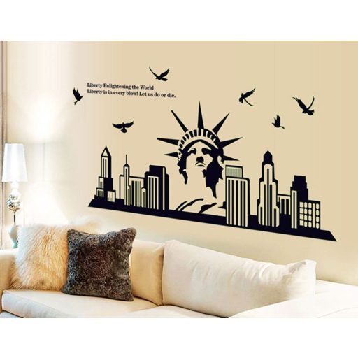 New York, éjjel világító falmatrica