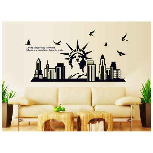 New York, éjjel világító falmatrica