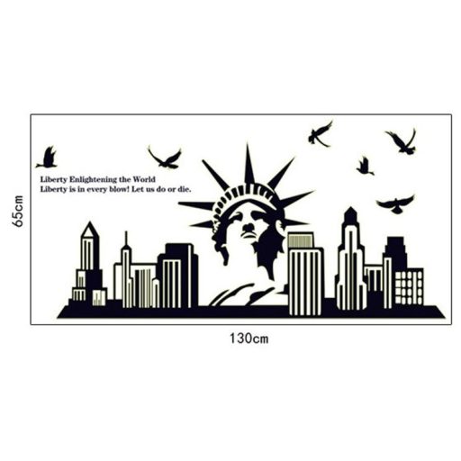 New York, éjjel világító falmatrica