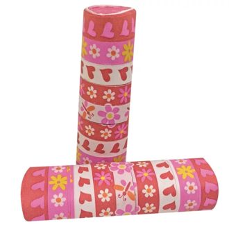 Szerpentin, szívek, 9 db-os csomag