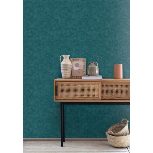 Beton UNI tapéta - Petróleumkék