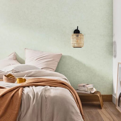 Beton UNI tapéta - Pasztellzöld