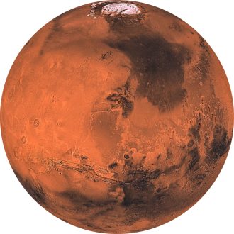 A Mars bolygó falmatrica vlies anyagból – vörös bolygó inspiráló részletekkel