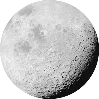 Luna falmatrica vlies anyagból – misztikus holdfázisok dekoratív megjelenítése