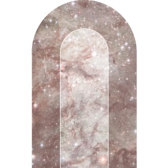 Mávaszínű gyémánt, vlies falmatrica