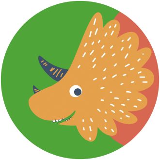 Kis dinó Trice, vlies falmatrica