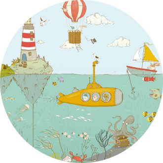 Víz alatt, vlies falmatrica