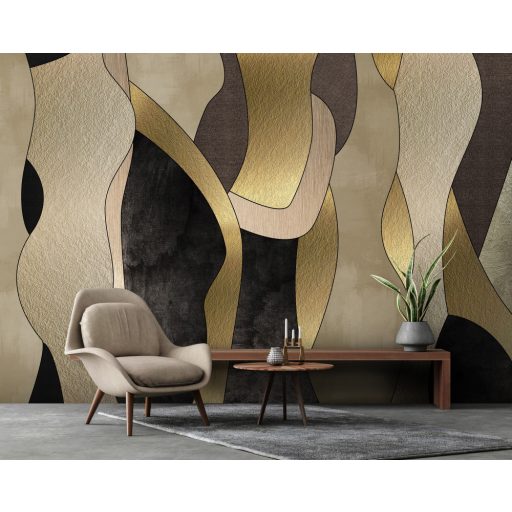 Absztrakt alakzatok, fotótapéta falra