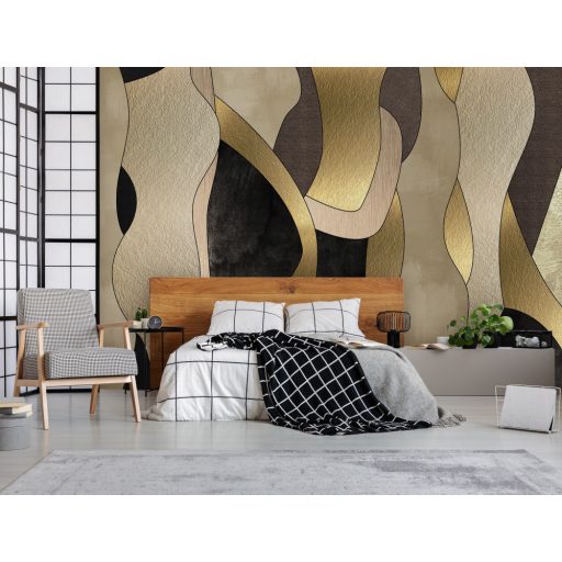 Absztrakt alakzatok, fotótapéta falra