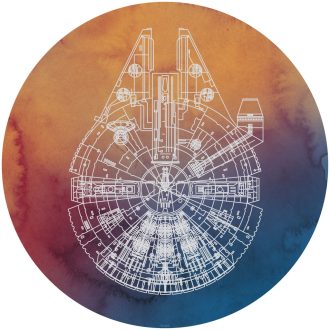 Star Wars Millenniumi Sólyom, vlies falmatrica