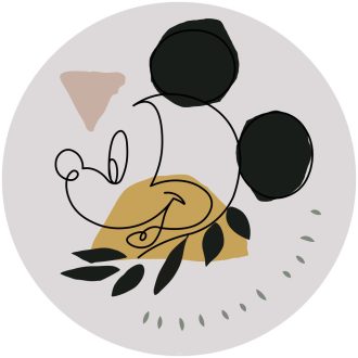 Mickey Modern művészet, vlies falmatrica