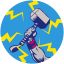 Bosszúállók Thor kalapácsa pop art, vlies falmatrica