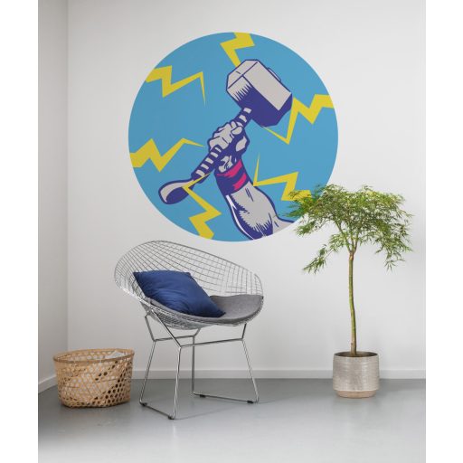 Bosszúállók Thor kalapácsa pop art, vlies falmatrica