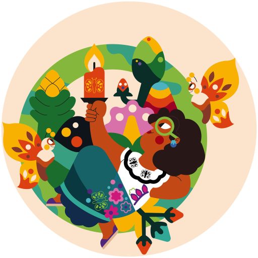 Encanto Csoda gyertya, vlies falmatrica