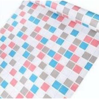 Élénk színes mozaik mintás öntapadós tapéta