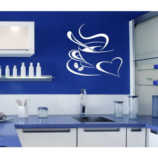 Egy csésze forró kávé, dekormatrica