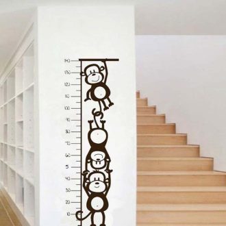  Majmos magasságmérő falmatrica – Legjobb értékelésű kedvenc