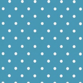 Vízkék pöttyös mintás öntapadós tapéta