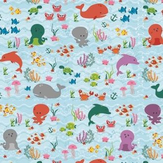 Tenger mélyén, öntapadós tapéta