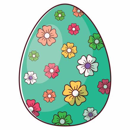 Húsvéti tojás6, ablakmatrica