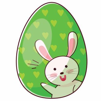 Húsvéti tojás2, ablakmatrica