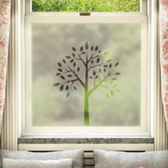 Fa, ablakdekor matrica