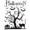 Halloween12, ablakmatrica