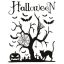 Halloween12, ablakmatrica