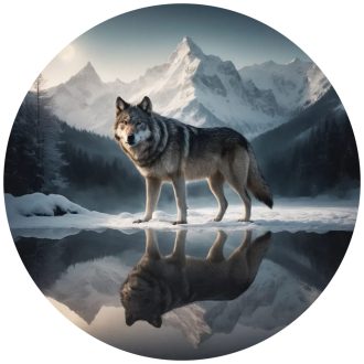 Víztükörben tükröződve, falmatrica