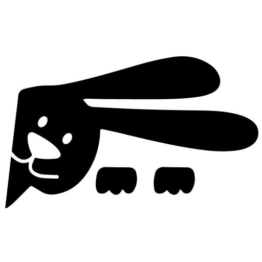 Kapaszkodó nyuszi, autómatrica